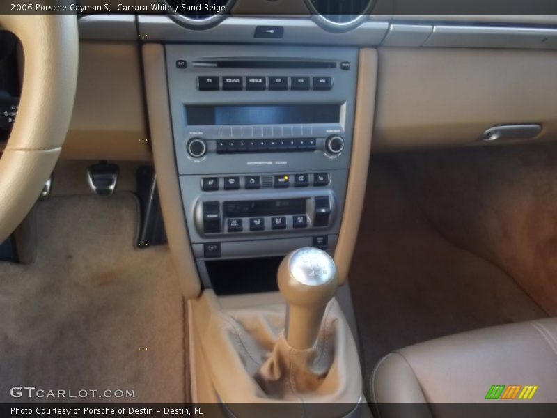Carrara White / Sand Beige 2006 Porsche Cayman S