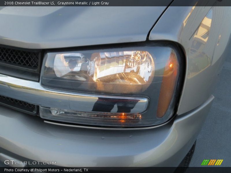 Graystone Metallic / Light Gray 2008 Chevrolet TrailBlazer LS