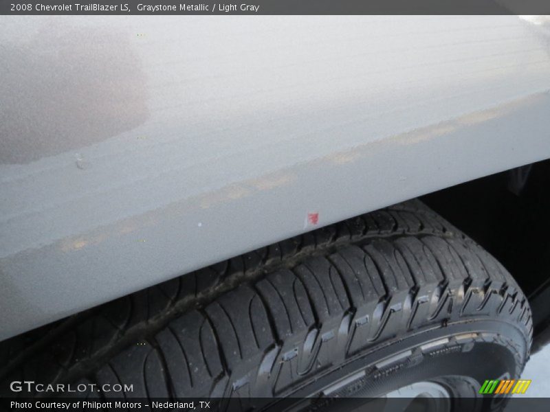 Graystone Metallic / Light Gray 2008 Chevrolet TrailBlazer LS