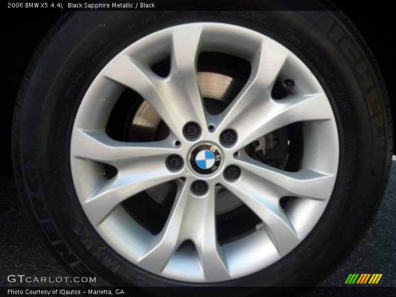 Black Sapphire Metallic / Black 2006 BMW X5 4.4i