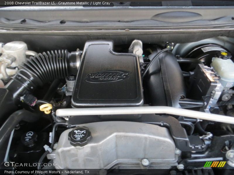 Graystone Metallic / Light Gray 2008 Chevrolet TrailBlazer LS