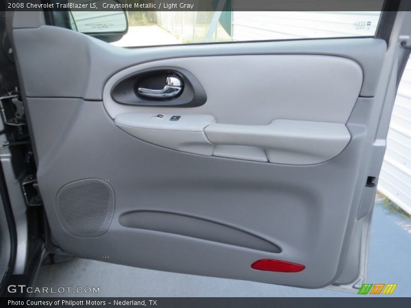 Graystone Metallic / Light Gray 2008 Chevrolet TrailBlazer LS