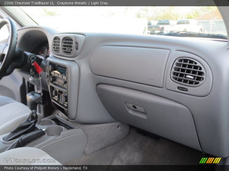 Graystone Metallic / Light Gray 2008 Chevrolet TrailBlazer LS