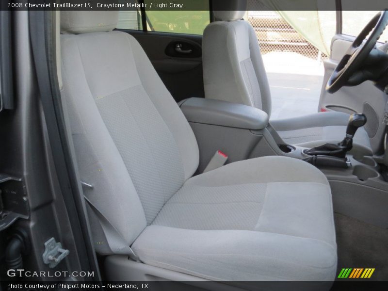 Graystone Metallic / Light Gray 2008 Chevrolet TrailBlazer LS