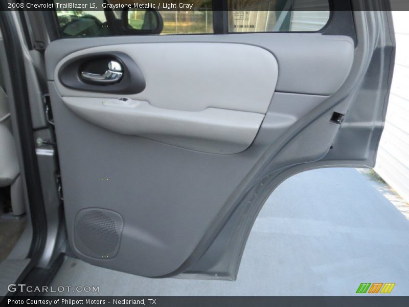 Graystone Metallic / Light Gray 2008 Chevrolet TrailBlazer LS