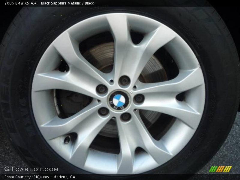 Black Sapphire Metallic / Black 2006 BMW X5 4.4i