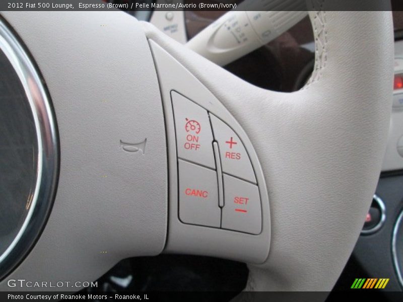 Controls of 2012 500 Lounge