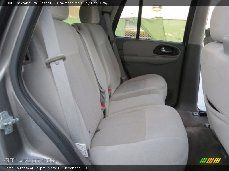 Graystone Metallic / Light Gray 2008 Chevrolet TrailBlazer LS