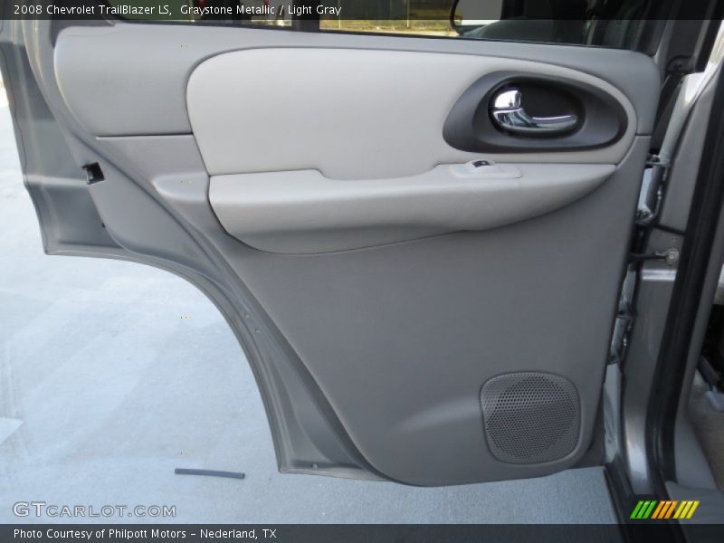 Graystone Metallic / Light Gray 2008 Chevrolet TrailBlazer LS