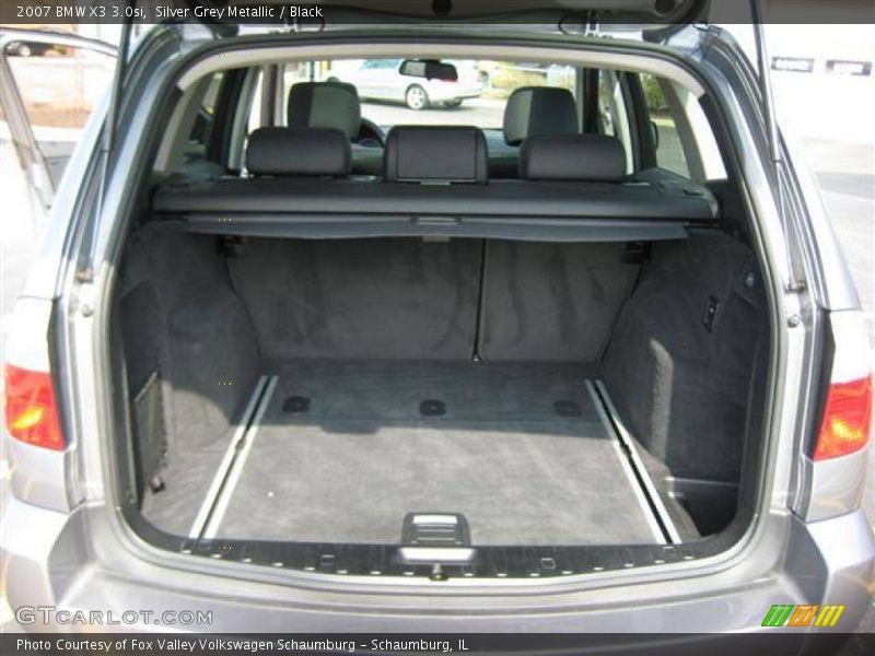 Silver Grey Metallic / Black 2007 BMW X3 3.0si
