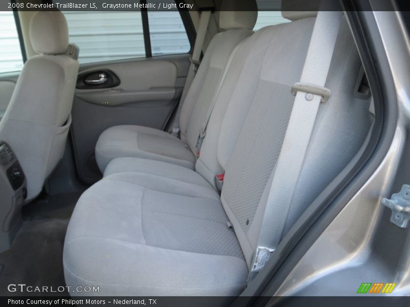 Graystone Metallic / Light Gray 2008 Chevrolet TrailBlazer LS