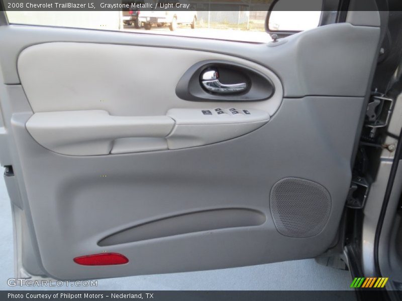 Graystone Metallic / Light Gray 2008 Chevrolet TrailBlazer LS