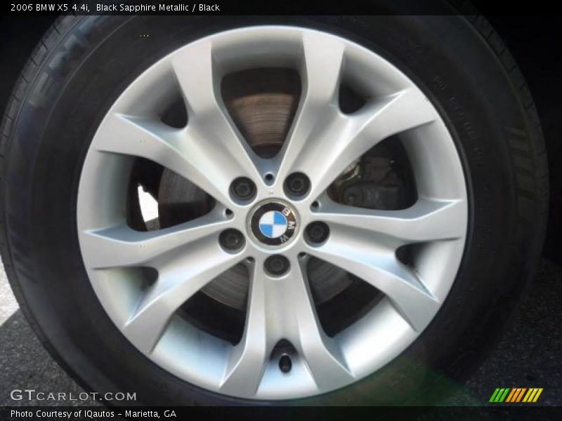 Black Sapphire Metallic / Black 2006 BMW X5 4.4i