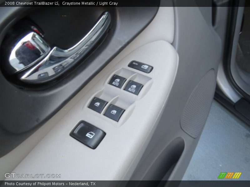 Graystone Metallic / Light Gray 2008 Chevrolet TrailBlazer LS