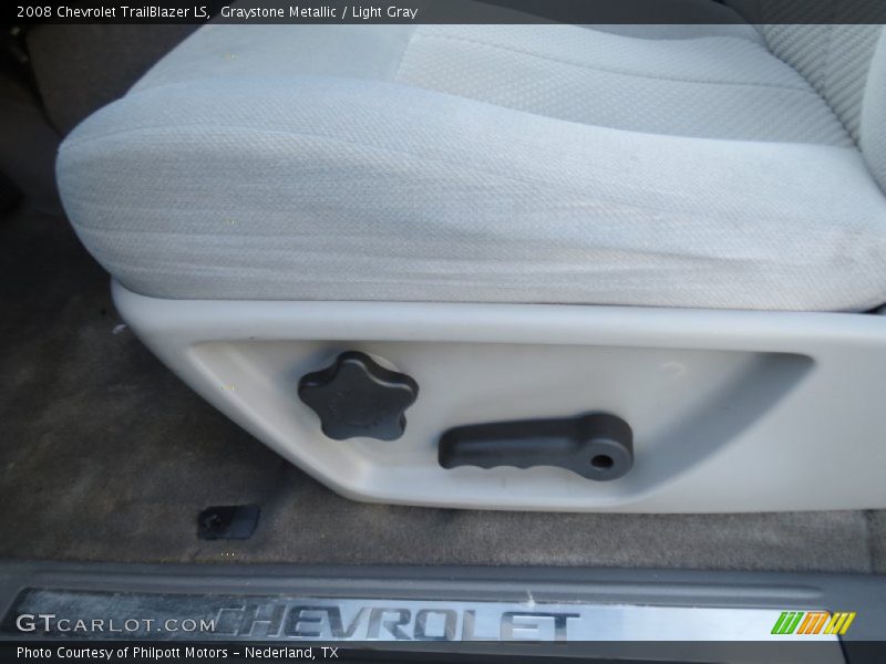 Graystone Metallic / Light Gray 2008 Chevrolet TrailBlazer LS