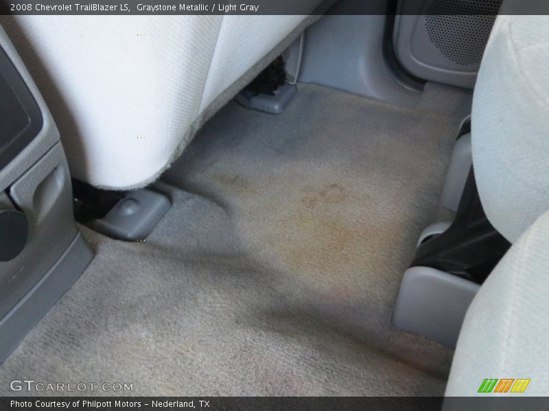 Graystone Metallic / Light Gray 2008 Chevrolet TrailBlazer LS