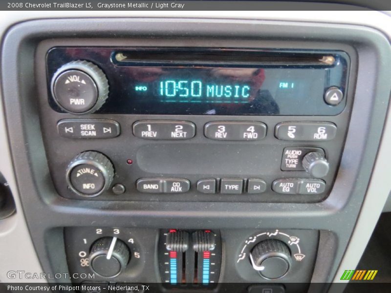 Graystone Metallic / Light Gray 2008 Chevrolet TrailBlazer LS