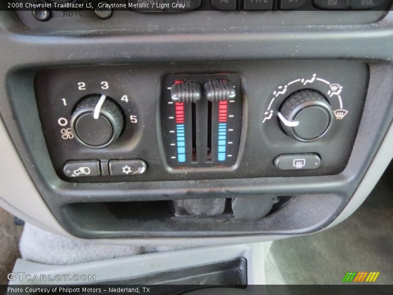 Graystone Metallic / Light Gray 2008 Chevrolet TrailBlazer LS