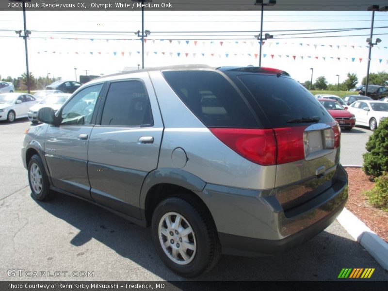 Olympic White / Medium Oak 2003 Buick Rendezvous CX