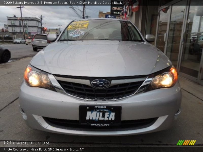 Spark Silver Metallic / Carbon Black 2009 Subaru Impreza 2.5i Premium Sedan