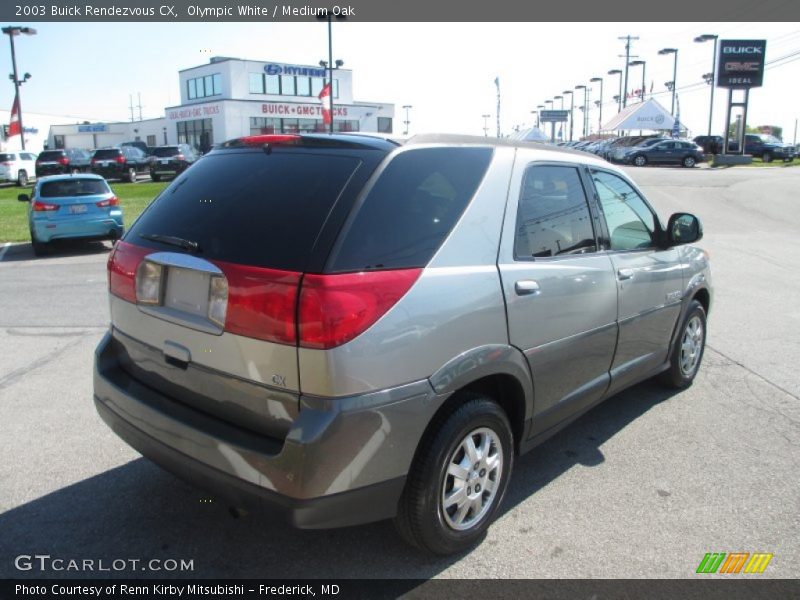 Olympic White / Medium Oak 2003 Buick Rendezvous CX