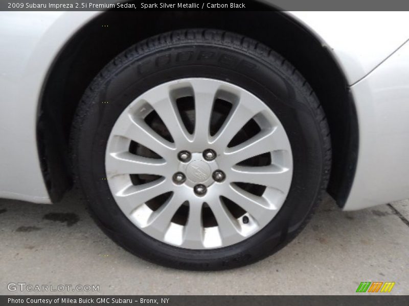 Spark Silver Metallic / Carbon Black 2009 Subaru Impreza 2.5i Premium Sedan