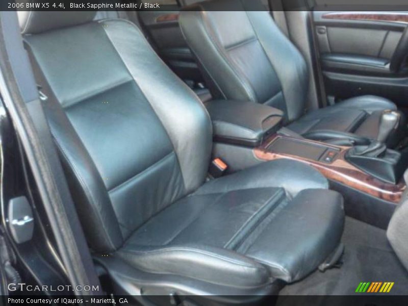 Black Sapphire Metallic / Black 2006 BMW X5 4.4i