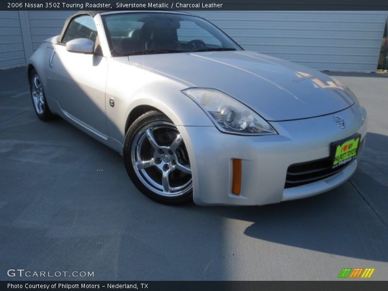 Silverstone Metallic / Charcoal Leather 2006 Nissan 350Z Touring Roadster