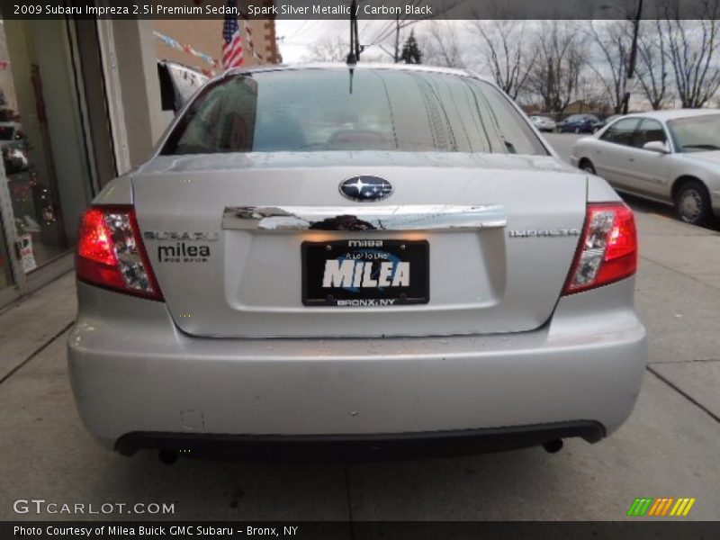 Spark Silver Metallic / Carbon Black 2009 Subaru Impreza 2.5i Premium Sedan