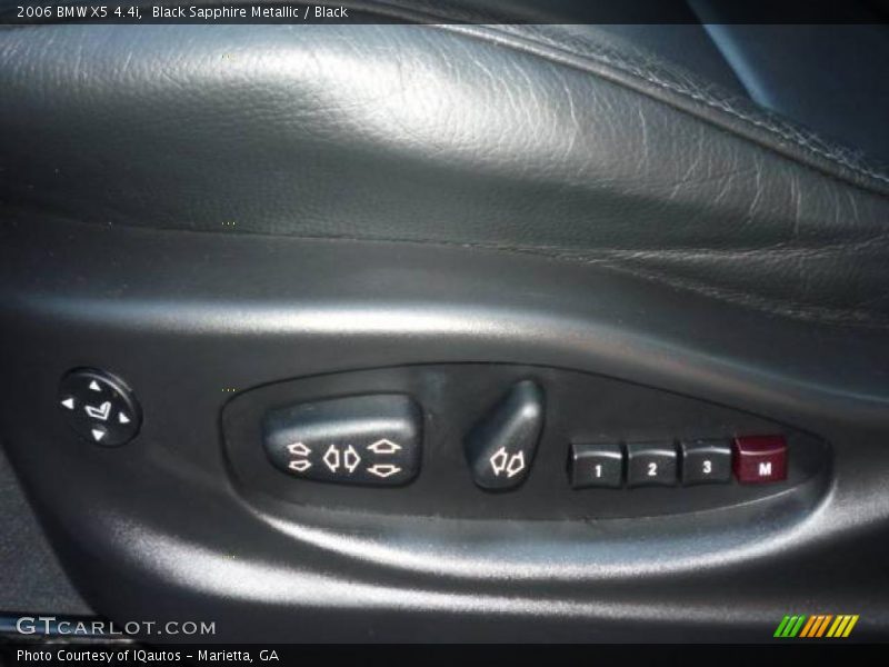Black Sapphire Metallic / Black 2006 BMW X5 4.4i