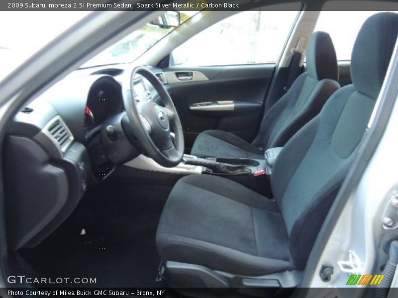 Spark Silver Metallic / Carbon Black 2009 Subaru Impreza 2.5i Premium Sedan