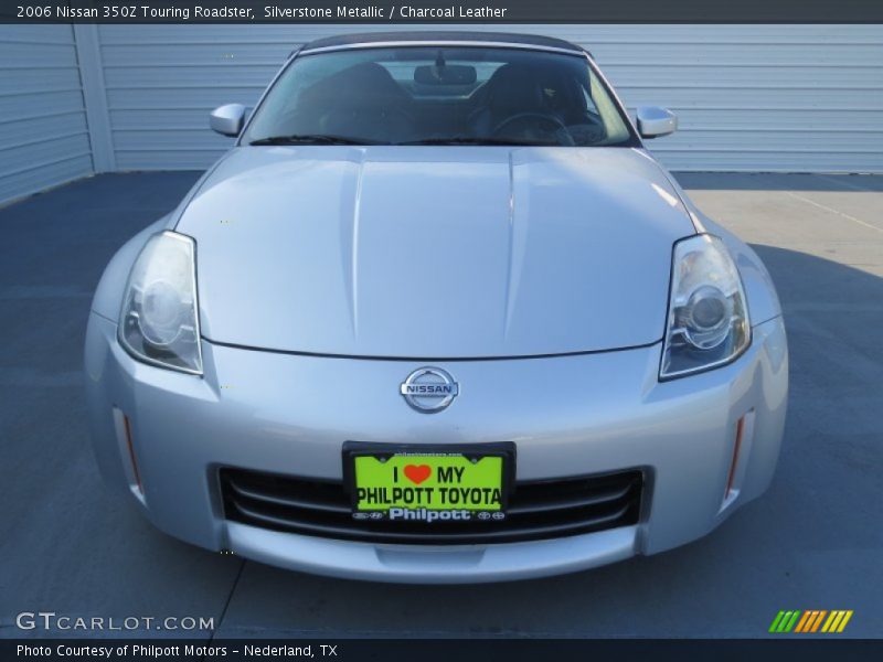Silverstone Metallic / Charcoal Leather 2006 Nissan 350Z Touring Roadster