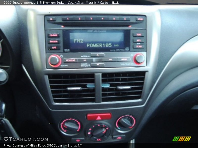 Spark Silver Metallic / Carbon Black 2009 Subaru Impreza 2.5i Premium Sedan