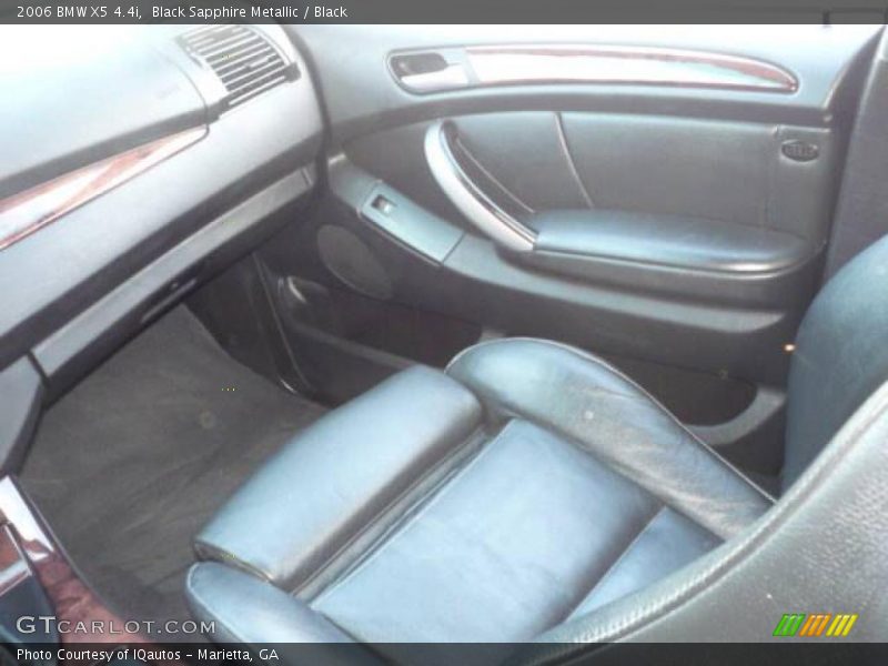 Black Sapphire Metallic / Black 2006 BMW X5 4.4i