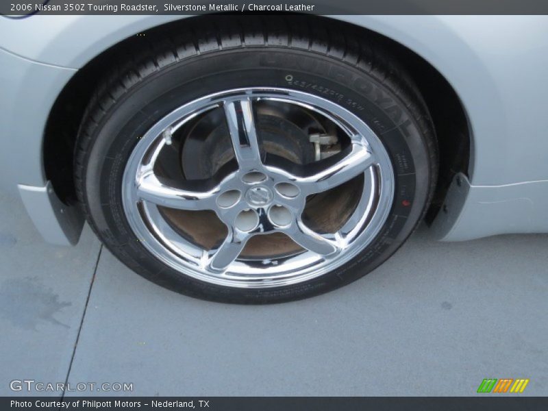 Silverstone Metallic / Charcoal Leather 2006 Nissan 350Z Touring Roadster
