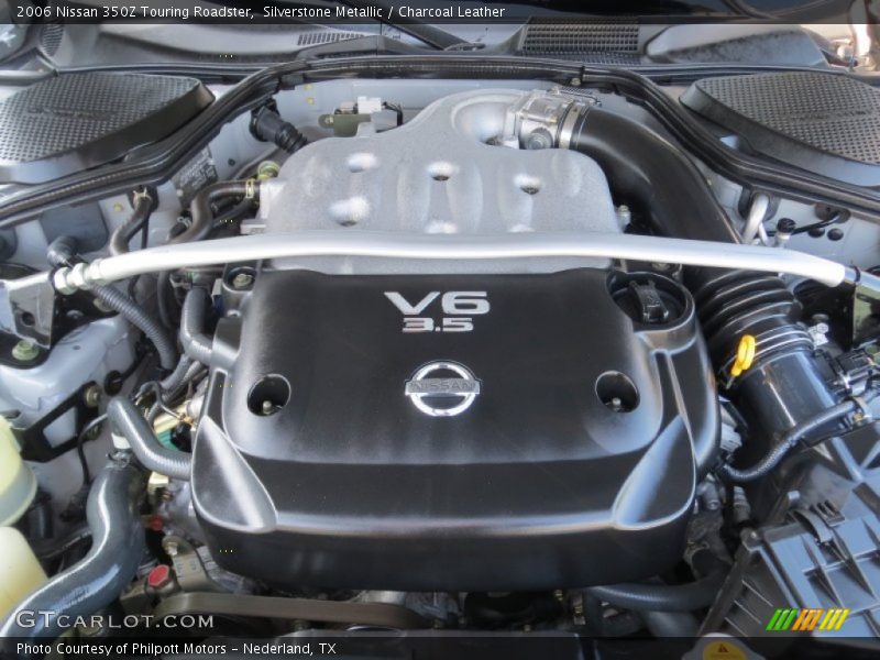 Silverstone Metallic / Charcoal Leather 2006 Nissan 350Z Touring Roadster