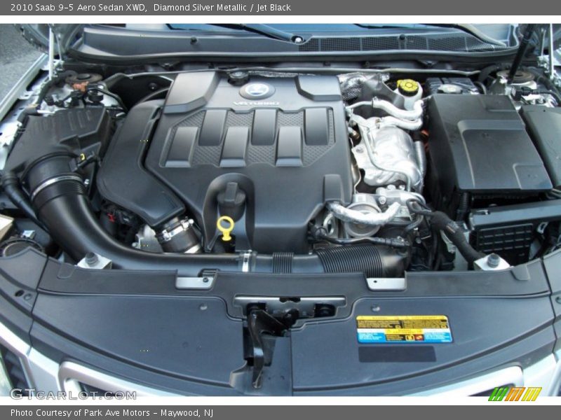 Diamond Silver Metallic / Jet Black 2010 Saab 9-5 Aero Sedan XWD