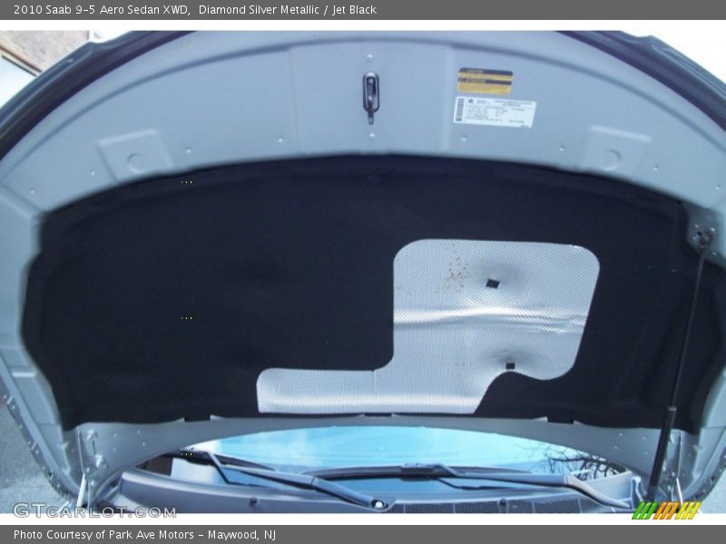 Diamond Silver Metallic / Jet Black 2010 Saab 9-5 Aero Sedan XWD