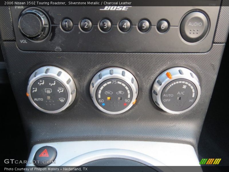 Silverstone Metallic / Charcoal Leather 2006 Nissan 350Z Touring Roadster