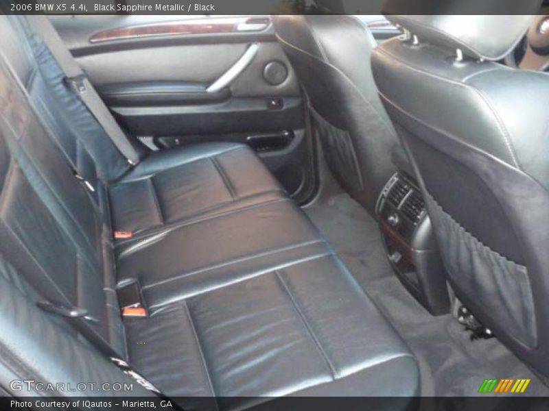 Black Sapphire Metallic / Black 2006 BMW X5 4.4i