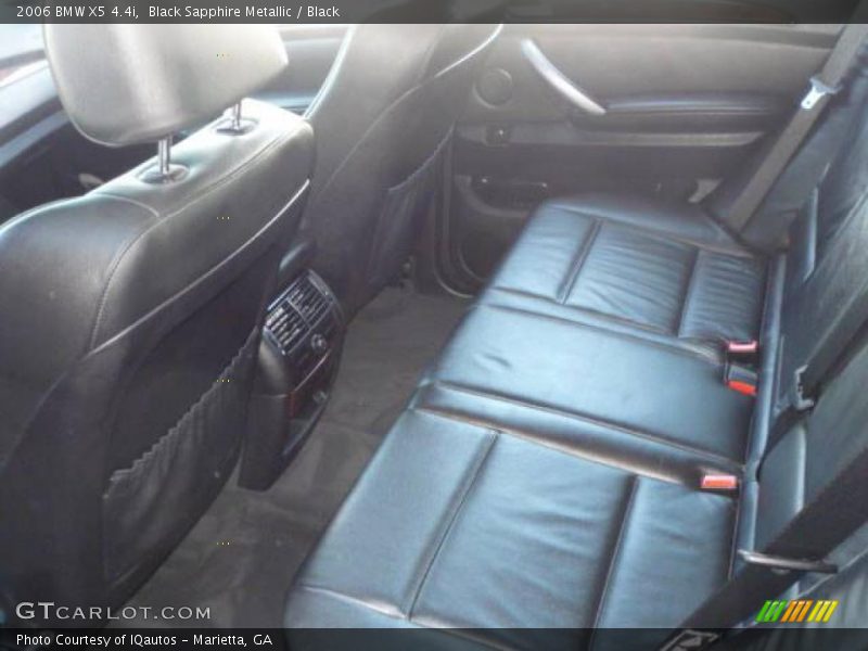 Black Sapphire Metallic / Black 2006 BMW X5 4.4i