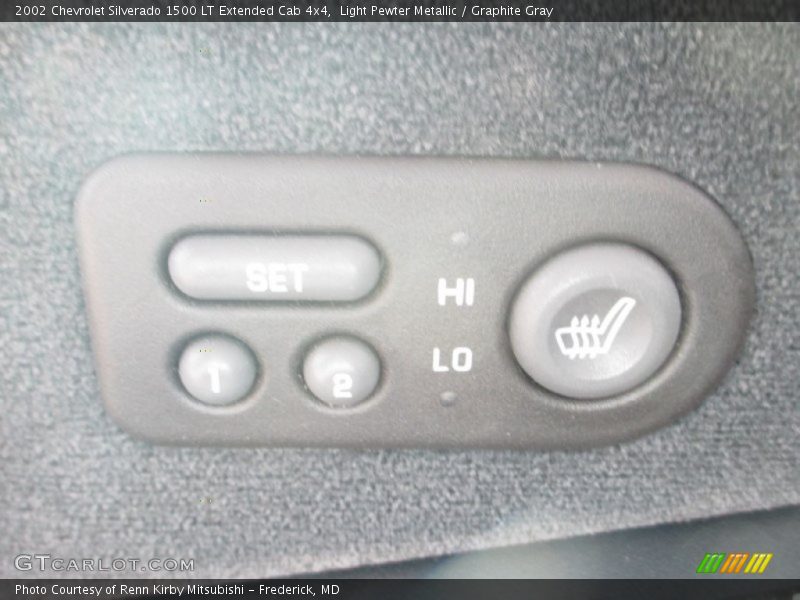 Light Pewter Metallic / Graphite Gray 2002 Chevrolet Silverado 1500 LT Extended Cab 4x4