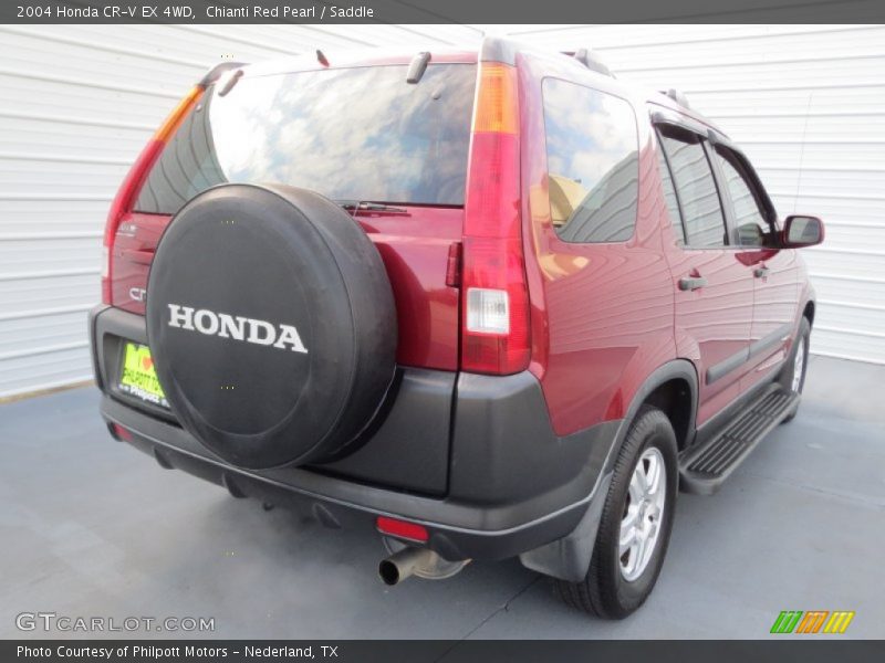 Chianti Red Pearl / Saddle 2004 Honda CR-V EX 4WD