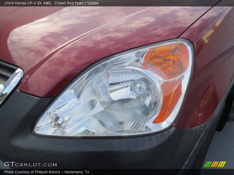 Chianti Red Pearl / Saddle 2004 Honda CR-V EX 4WD