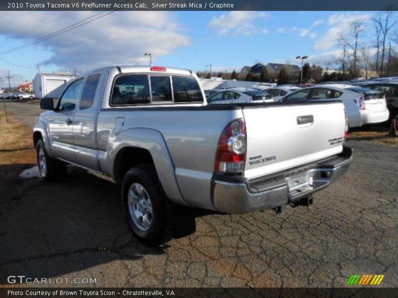 Silver Streak Mica / Graphite 2010 Toyota Tacoma V6 PreRunner Access Cab