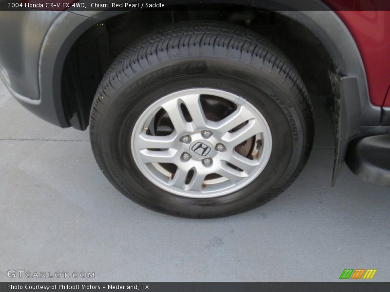 Chianti Red Pearl / Saddle 2004 Honda CR-V EX 4WD
