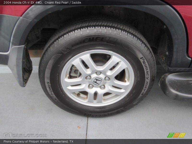 Chianti Red Pearl / Saddle 2004 Honda CR-V EX 4WD