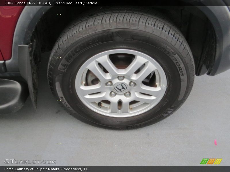 Chianti Red Pearl / Saddle 2004 Honda CR-V EX 4WD
