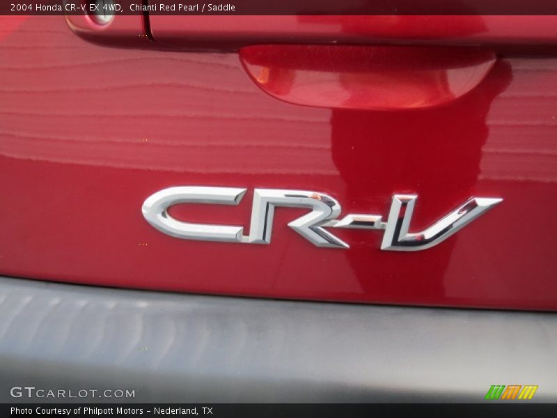 Chianti Red Pearl / Saddle 2004 Honda CR-V EX 4WD