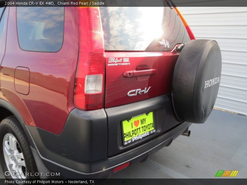 Chianti Red Pearl / Saddle 2004 Honda CR-V EX 4WD